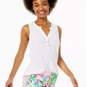 Lilly Pulitzer White Tank Top